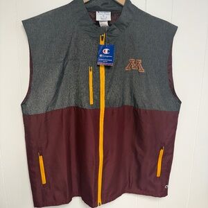 New Mens Champion University of Minnesota Vest - XL